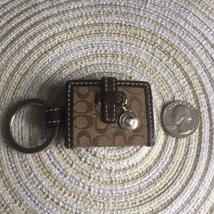 Coach picture frame key chain